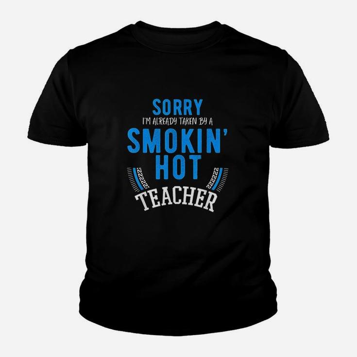 Engaged To A Teacher Funny Marry Hot Teachers Gift Kid T-Shirt