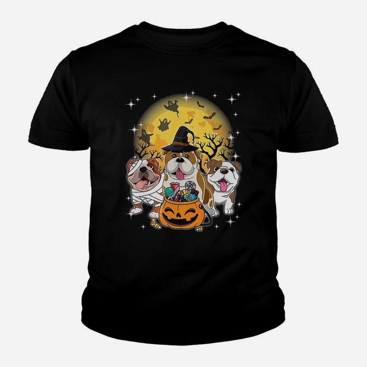 English Bulldog Halloween Kid T-Shirt