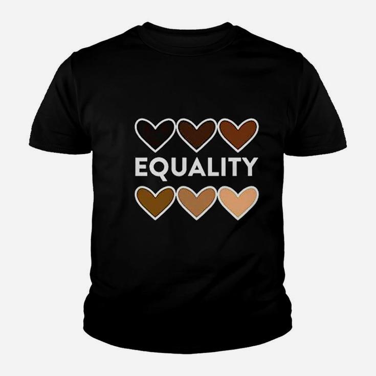 Equality Hearts Civil Rights Equal Graphic Youth T-shirt