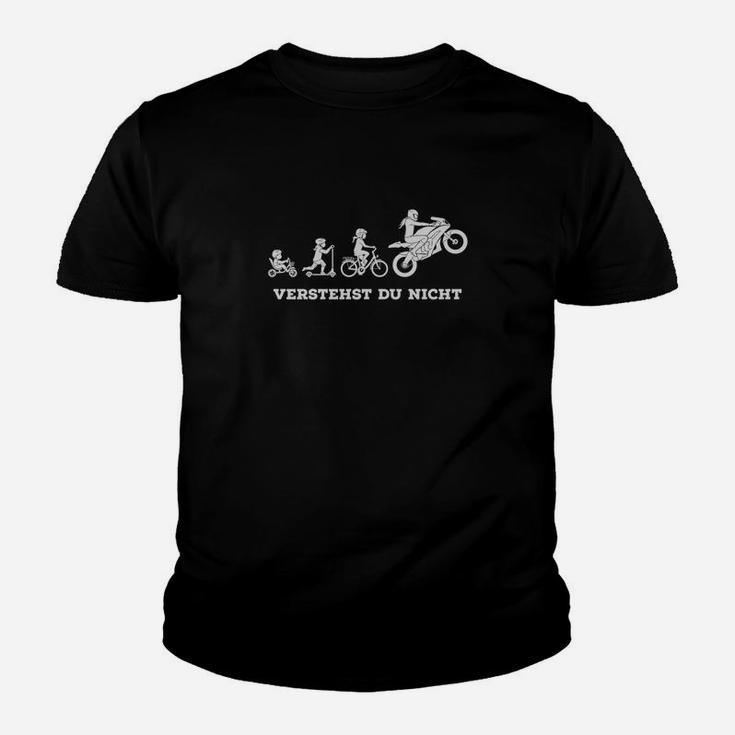 Evolution des Radfahrens Lustiges Kinder Tshirt für Radfahrer