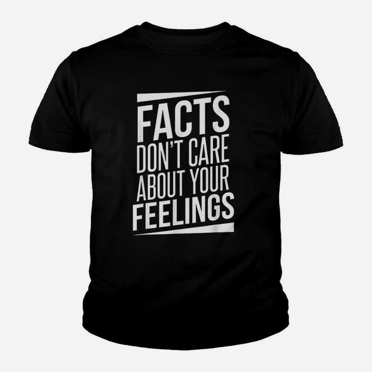 Facts Dont Care About Your Feelings Political Kid T-Shirt
