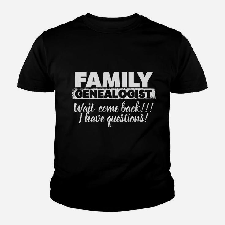 Family Genealogist Family Tree Kid T-Shirt