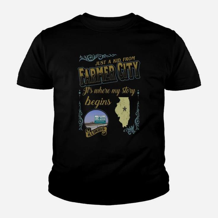 Farmer City-illinois Kid T-Shirt