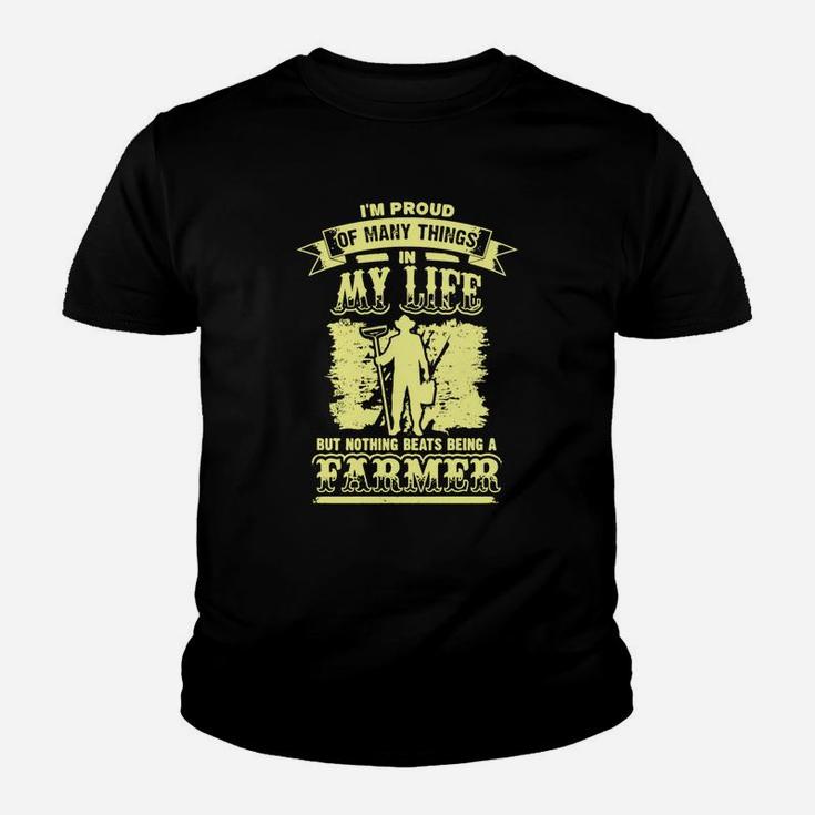 Farmer - I'm A Proud Farmer T-shirt Kid T-Shirt
