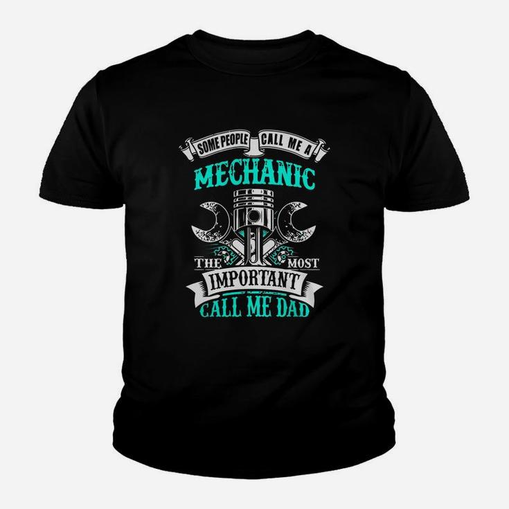 Fathers Day - Mens Mechanic Dad Gift For Fathers Day Kid T-Shirt
