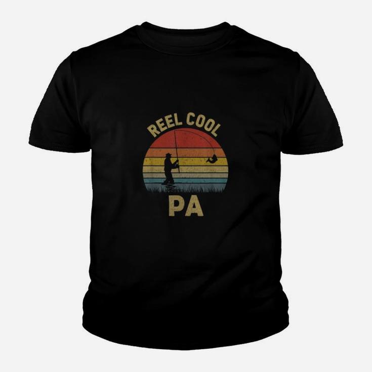 Father’s Day Vintage Reel Cool Pa Kid T-Shirt
