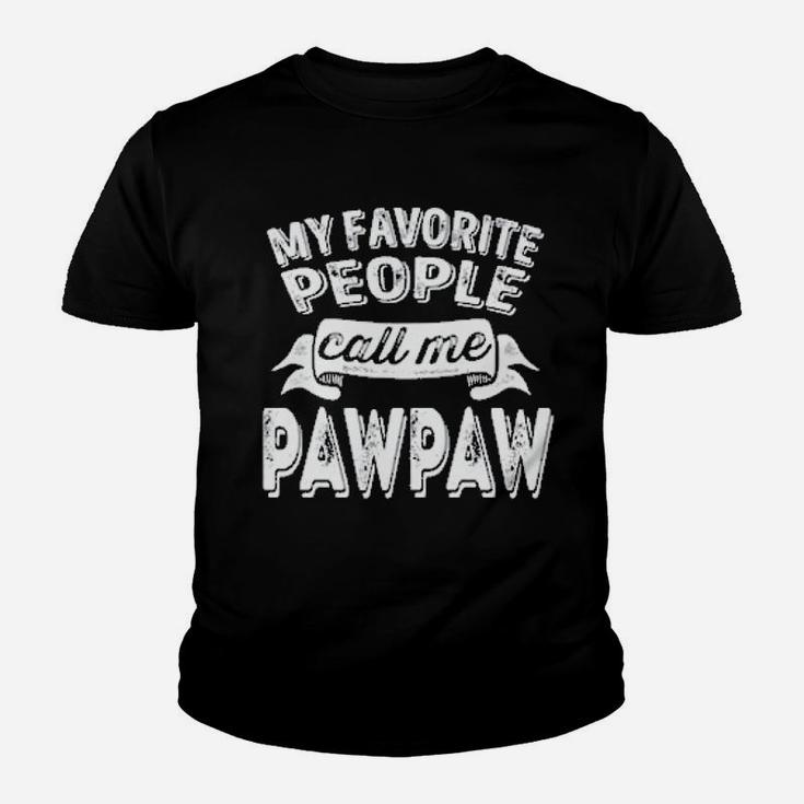 Feisty And Fabulous My Favorite People Call Me Paw Paws Kid T-Shirt