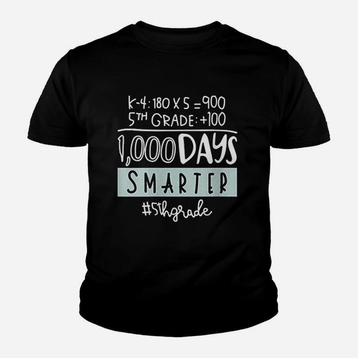 Fifth Grade Teacher 1000 Days Smarter Kid T-Shirt