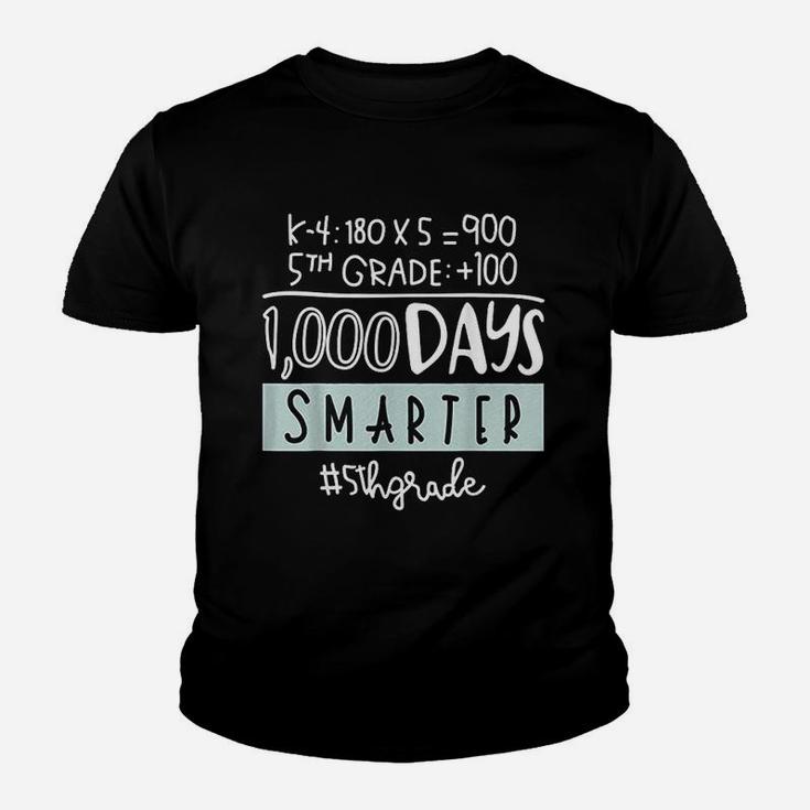 Fifth Grade Teacher 1000 Days Smarter Kid T-Shirt