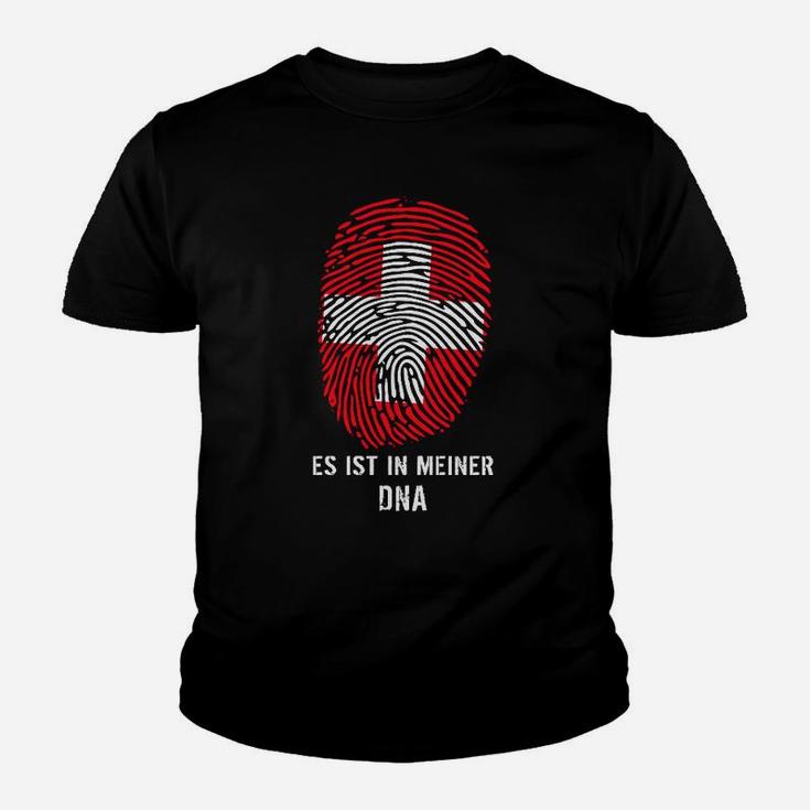 Fingerprint-DNA Kinder Tshirt Es ist in meiner DNA, Design für Genetikbegeisterte