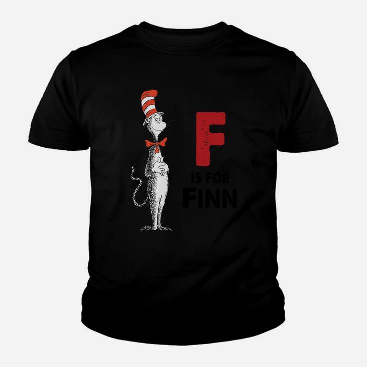 Finn the Cat In The Hat Boy Name 2020 Kid T-Shirt