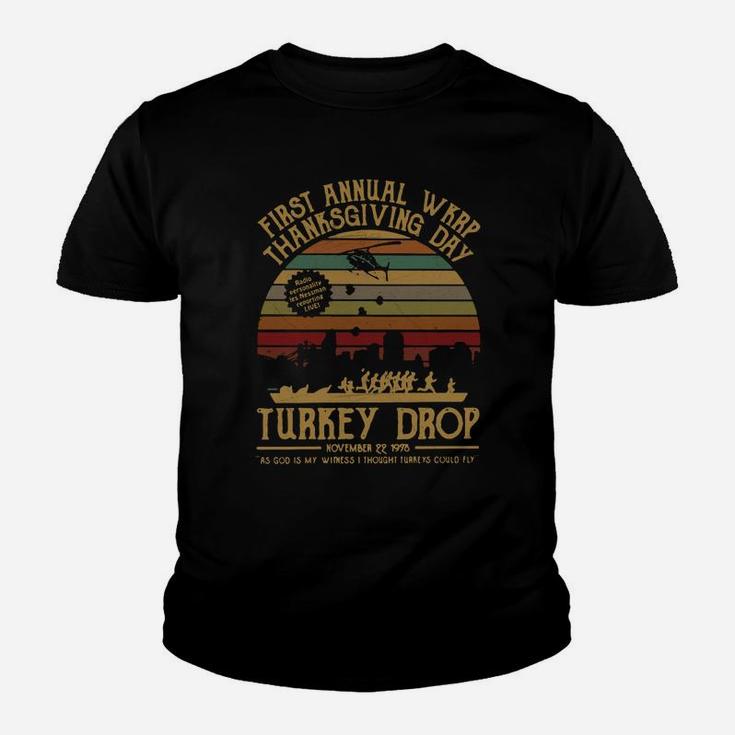 First Annual Wkrp Thanksgiving Day Turkey Drop Vintage Kid T-Shirt