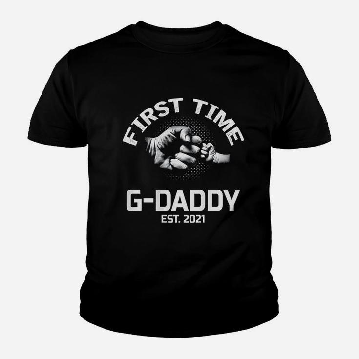 First Time G Daddy Est 2021 Gift For Dad Grandpa Uncle Kid T-Shirt
