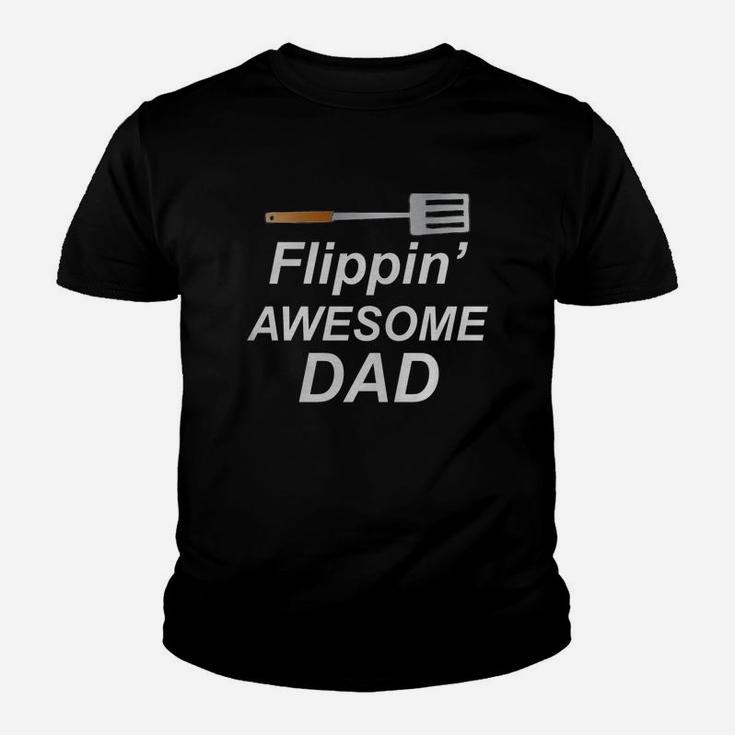 Flippin Awesome Grilling Shirt For Dad Fathers Day Gift Men Kid T-Shirt