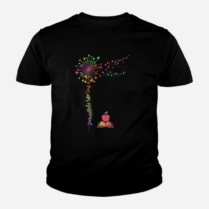 Flower Paraprofessional Cute Teacher Gifts Kid T-Shirt