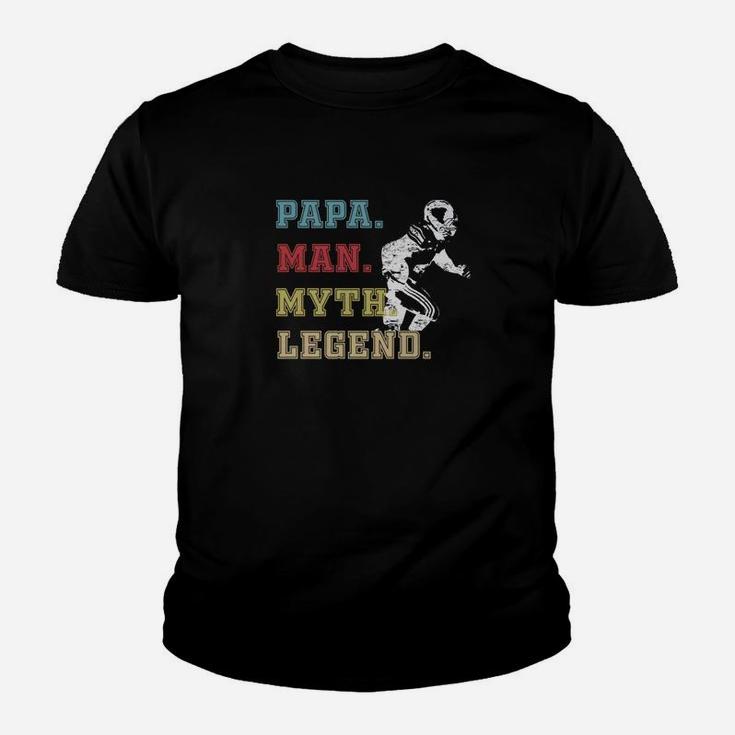 Football Dad Papa Man Myth Legend Gift Premium Kid T-Shirt