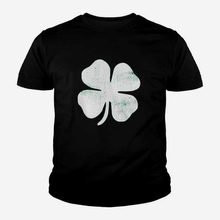 Four Leaf Clover Funny Saint Patricks Day Shamrock Lucky Irish Kid T-Shirt
