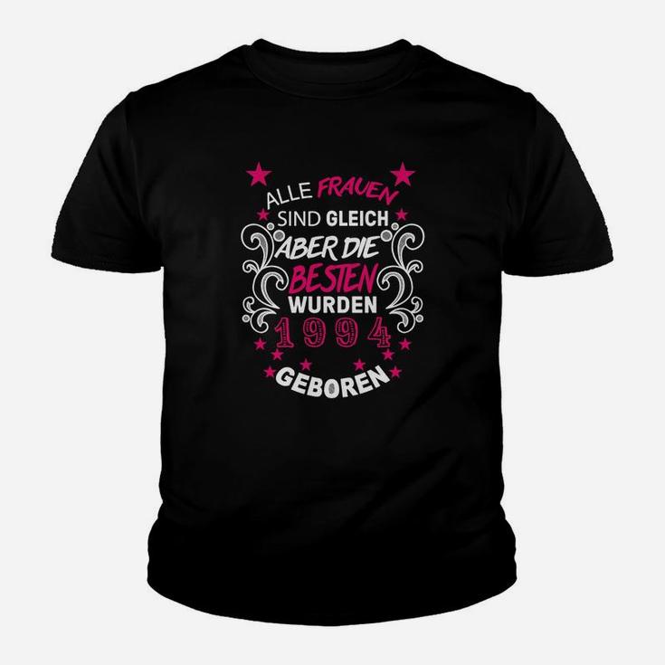 Frauen 1990 Geburtsjahr Motto Schwarzes Kinder Tshirt, Beste Geburtstag Tee