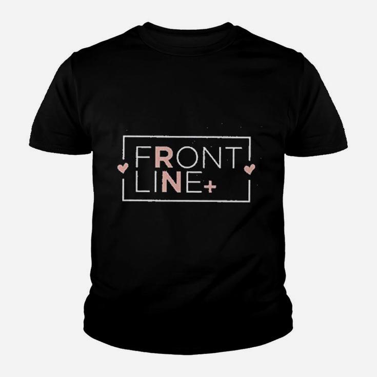 Frontline Hero Nurse, funny nursing gifts Kid T-Shirt