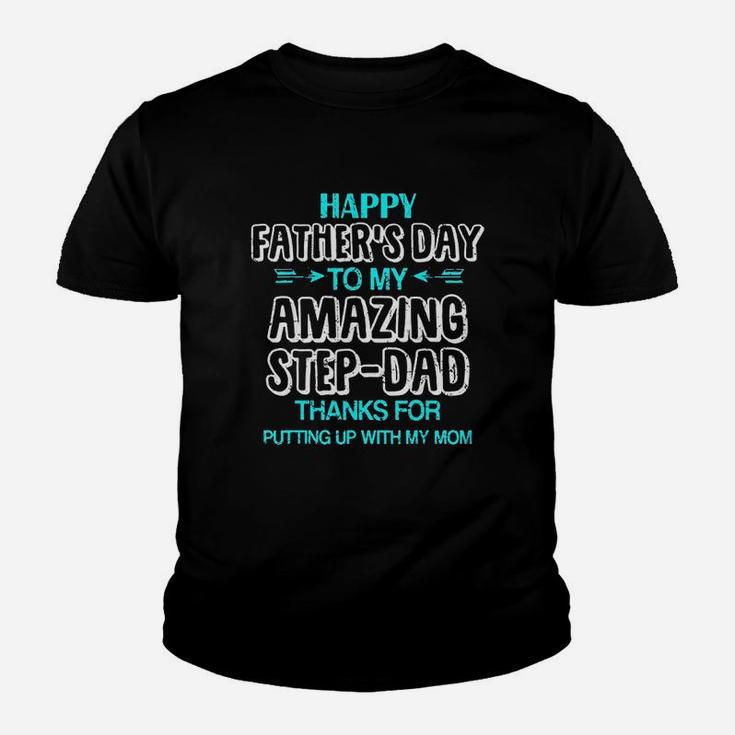 Funny Amazing Stepdad Stepfather Kid T-Shirt