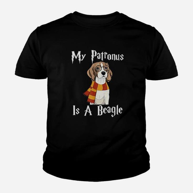 Funny Beagle Gift My Patronus Is A Beagle Kid T-Shirt
