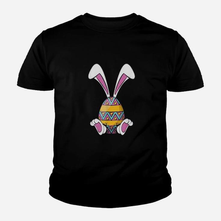 Funny Bunny Easter Cute Happy Rabbit Egg Easter Kid T-Shirt