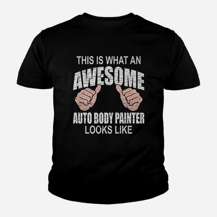 Funny Car Painter Automotive Detailing Auto Body Kid T-Shirt