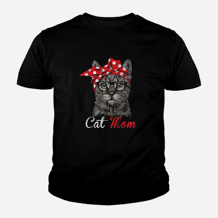 Funny Cat Mom Kid T-Shirt