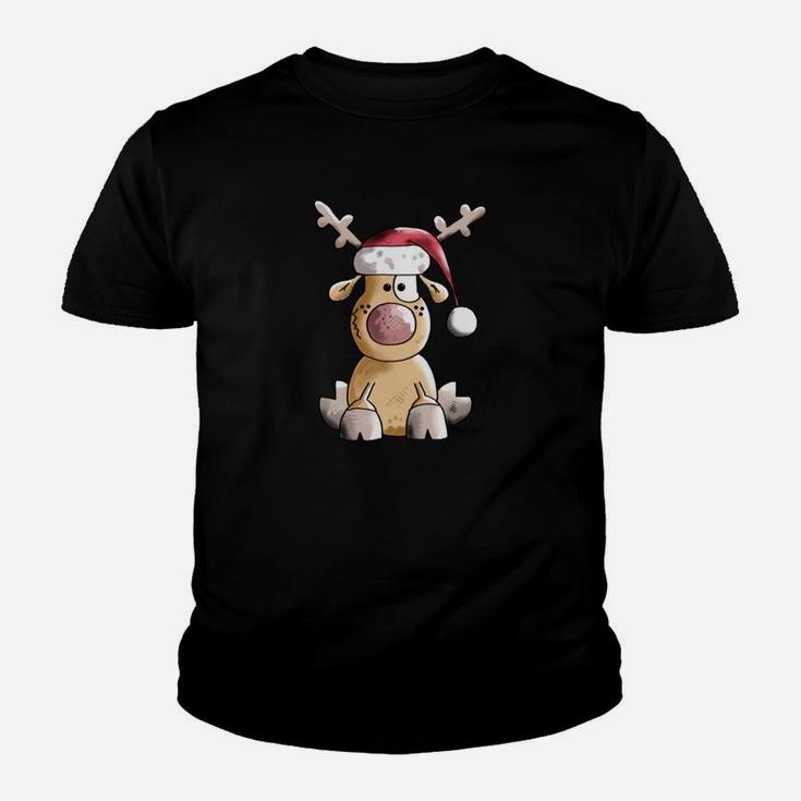 Funny Christmas Reindeer Kid T-Shirt