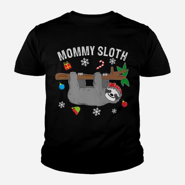 Funny Christmas Sloth Family Matching Mommy Gift Kid T-Shirt