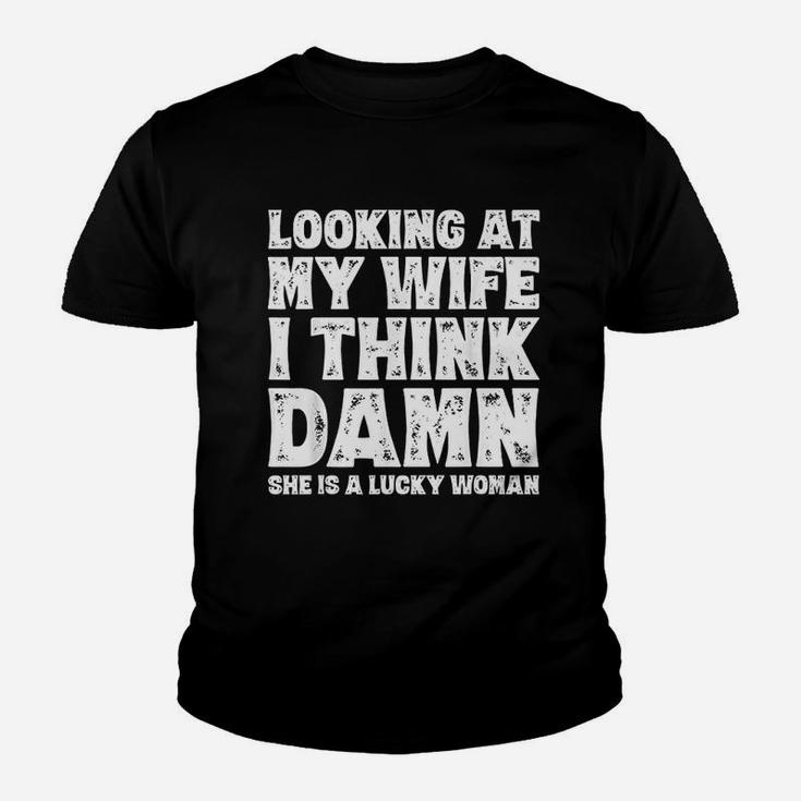 Funny Dad Joke Quote Gift For Husband Father From Wife Kid T-Shirt