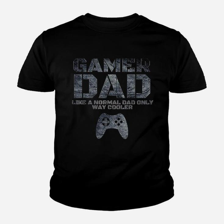 Funny Father Dad Daddy Husband Gift Gamer Dad Kid T-Shirt
