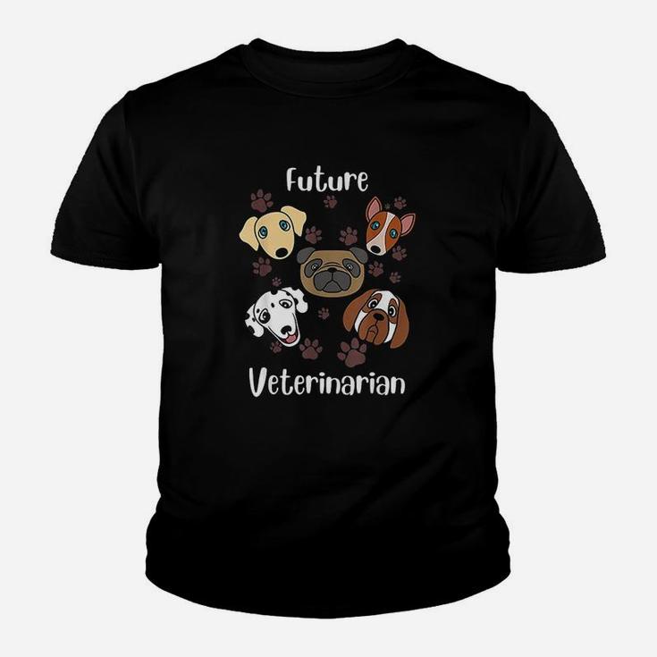 Funny Future Veterinarian Gift Cute Aspiring Vets Kids Kid T-Shirt