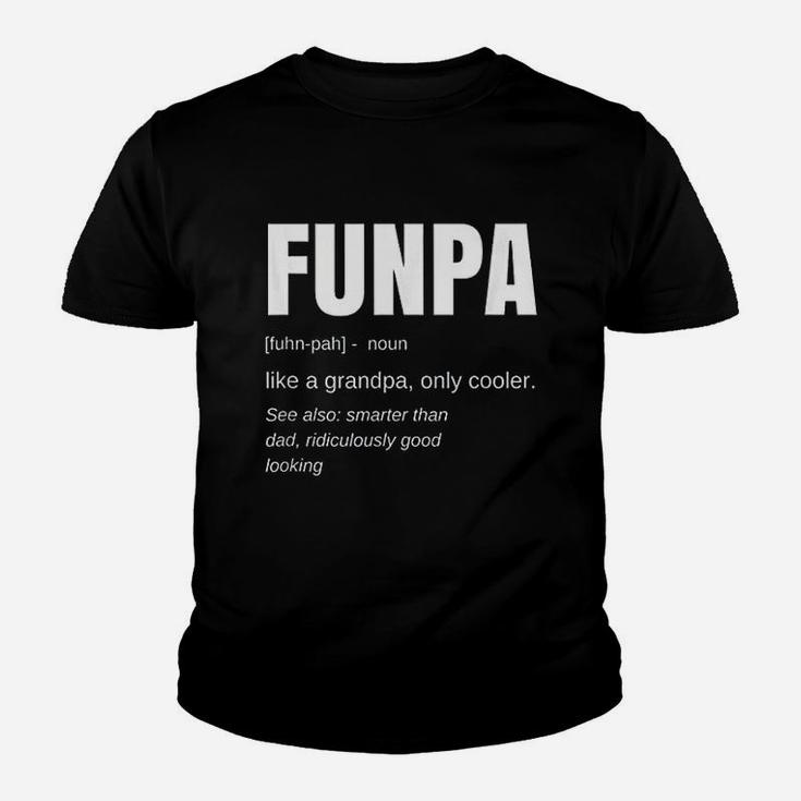 Funny Grandfather Gift Funpa Definition Kid T-Shirt