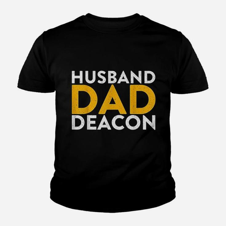 Funny Husband Dad Deacon Gifts | From Wife Kid T-Shirt