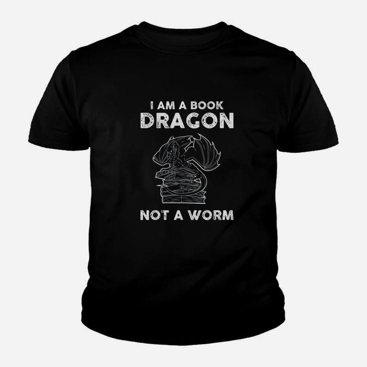 Funny I Am A Book Dragon Book Lover For Book Nerds Kid T-Shirt