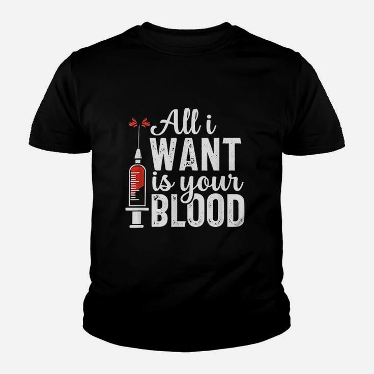 Funny Joke Phlebotomist Phlebotomy Technician Nurse Gift Kid T-Shirt