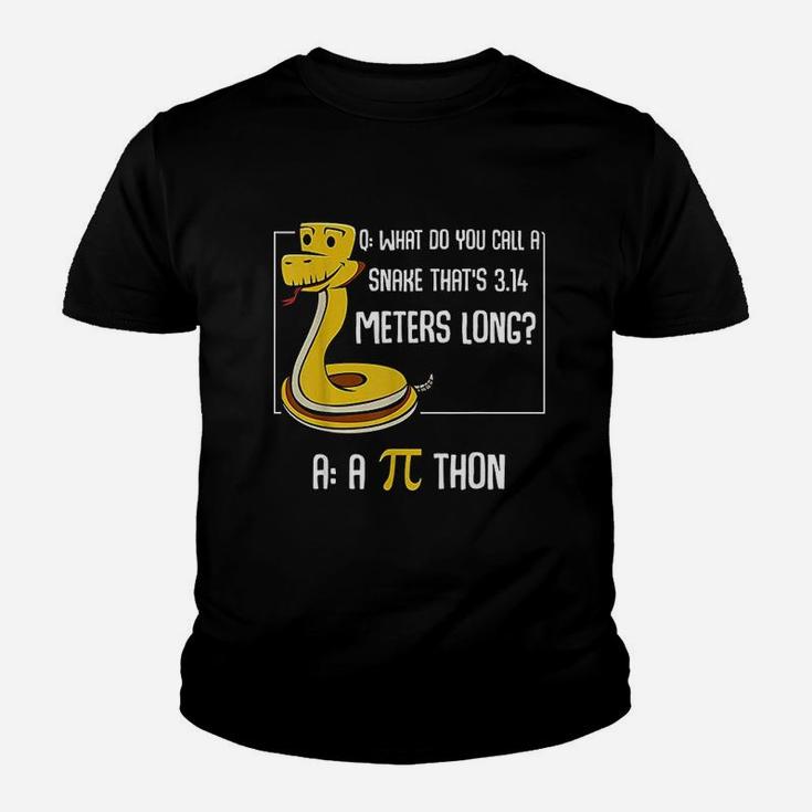 Funny Math Lover Number Pi Thon Snake Calculatin Kid T-Shirt
