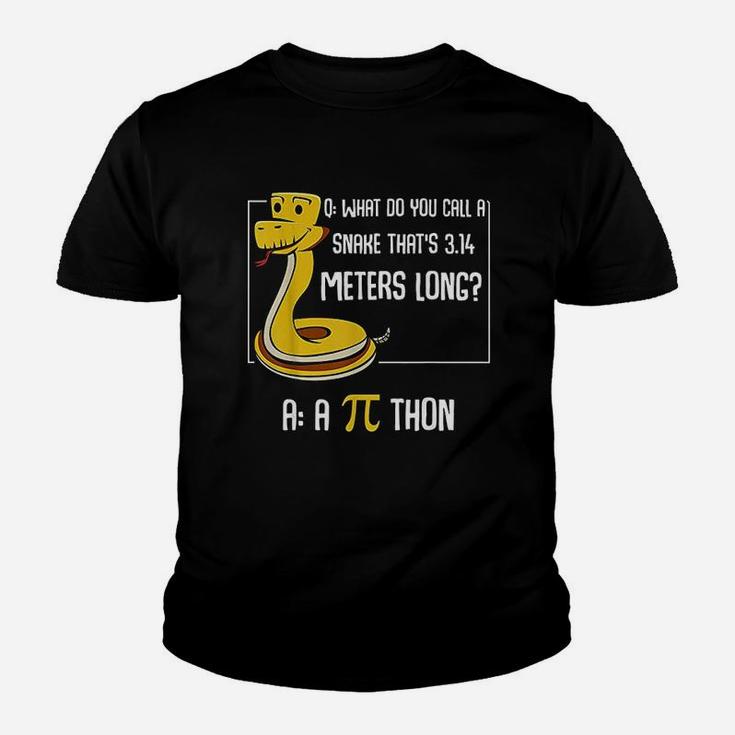 Funny Math Lover Number Pi Thon Snake Calculating Kid T-Shirt