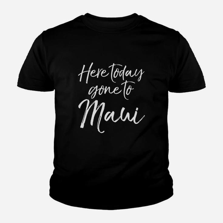 Funny Maui Vacation Shirt For Women Cute Hawaiian Hawaii Tee Kid T-Shirt