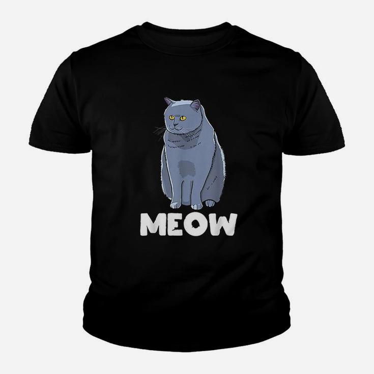 Funny Meow Cat Lady And Cats Kittens People Men Women Kid T-Shirt