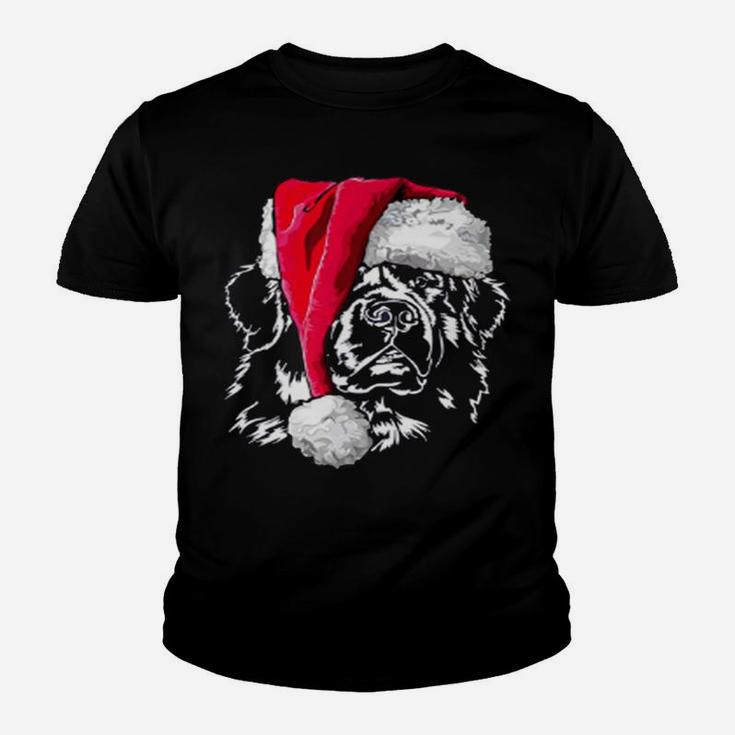 Funny Newfoundland Christmas Dog Tee Gift Hund Kid T-Shirt
