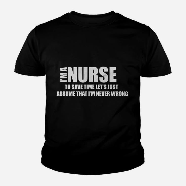 Funny Nurse Rn Nursing Kid T-Shirt