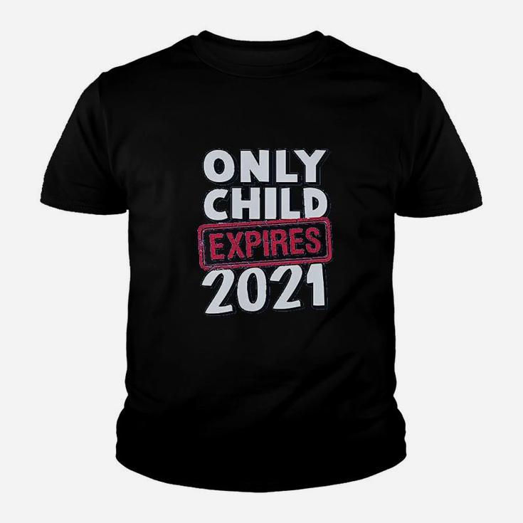 Funny Only Child Expires 2021 Big Brother Sister Kid T-Shirt