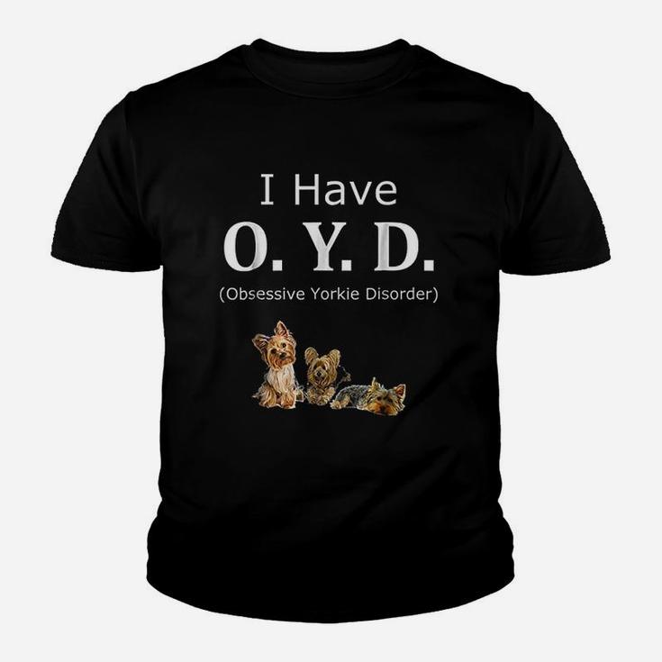 Funny Oyd Obsessive Yorkie Disorder Yorkie Lover Kid T-Shirt