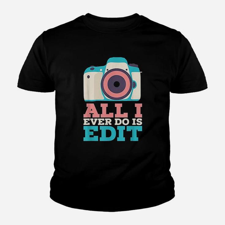 Funny Photographer I Camera Operator Cameraman Artist Youth T-shirt