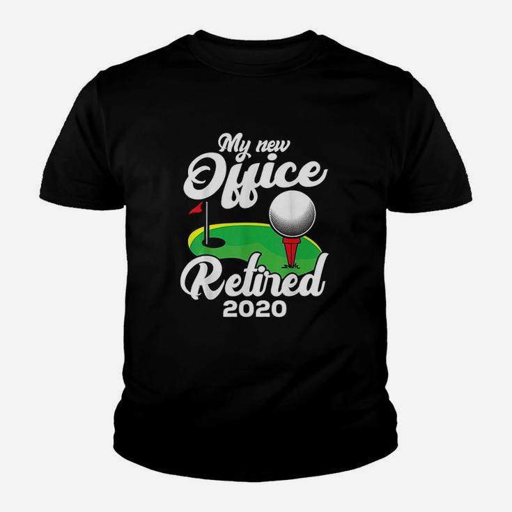 Funny Retired 2020 Golf Retirement Plan Gag Gift Golfers Kid T-Shirt