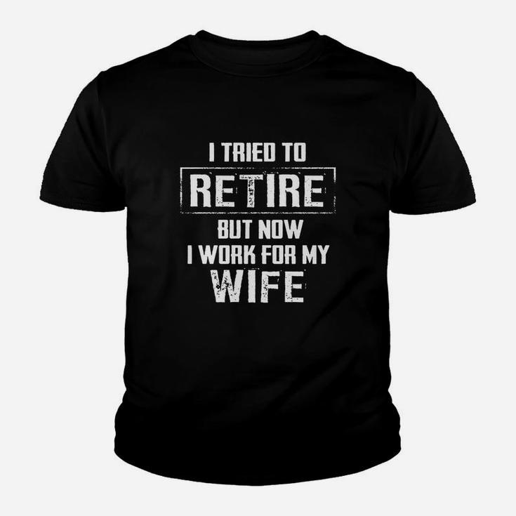 Funny Retirement I Tried To Retire Kid T-Shirt