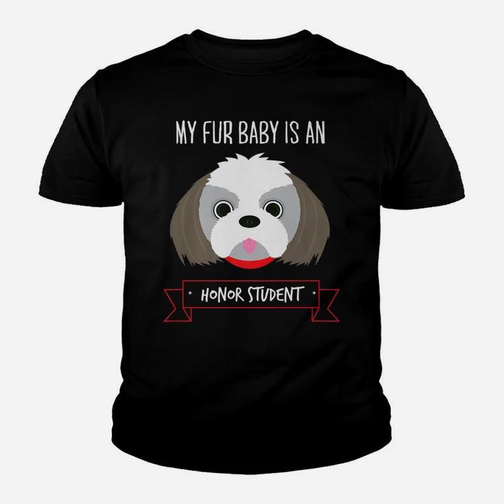 Funny Shih Tzu Puppy Dogs Kid T-Shirt