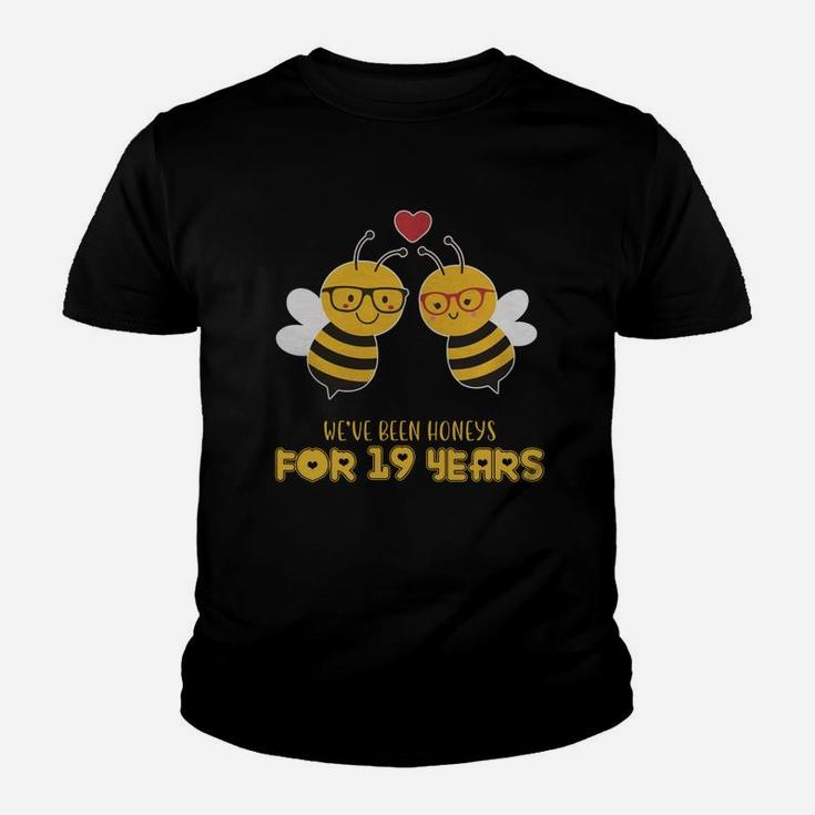 Funny T Shirts For 19 Years Wedding Anniversary Couple Gifts For Wedding Anniversary Youth T-shirt